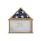 Flash Furniture Quincy Flag and Certificate Display Case, Solid Pine Wood Flag Shadow Box, Weathered Wood Finish HMHD-22M192Y-WEATH-GG - alternate 4